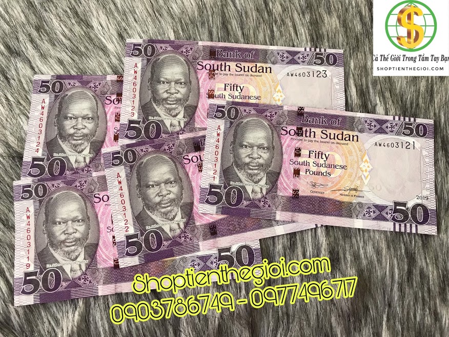 South Sudan banknote - Nam Sudan 50 Pound 2019 UNC